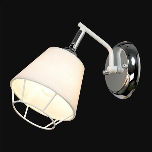 3-6578-1-WH+CR E14 Настенное бра Максисвет 3-6578-1-WH+CR E14