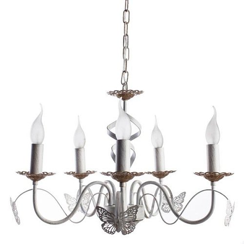 Люстра с бабочками Ali A6114LM-5WG Arte Lamp