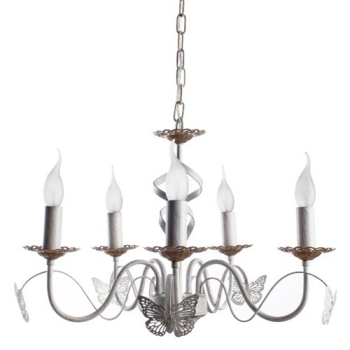 Люстра с бабочками Ali A6114LM-5WG Arte Lamp