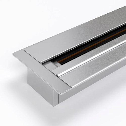 TRLM-1-100-CH / Встраиваемый однофазный шинопровод серебристый (1м.) Шинопровод Elektrostandard Track Rail SL Recessed TRLM-1-100-CH / Встраиваемый однофазный шинопровод серебристый (1м.)