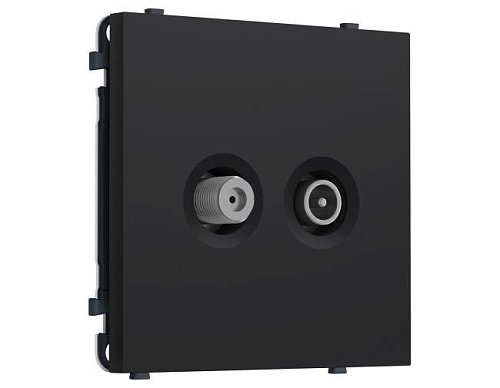 MS993310 MS993310 Комплект механизма розетки TV оконечной + SAT SIGMA Черный Мягкое касание 5-862MHz 3.5dB/950-2150MHz 3.8dB QUANT PRO (SP9933, PR217)