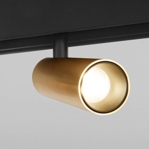 Slim Magnetic Трековый светильник 14W 4200K Dual (латунь) 85046/01 Трековый светильник Elektrostandard Slim Magnetic Slim Magnetic Трековый светильник 14W 4200K Dual (латунь) 85046/01