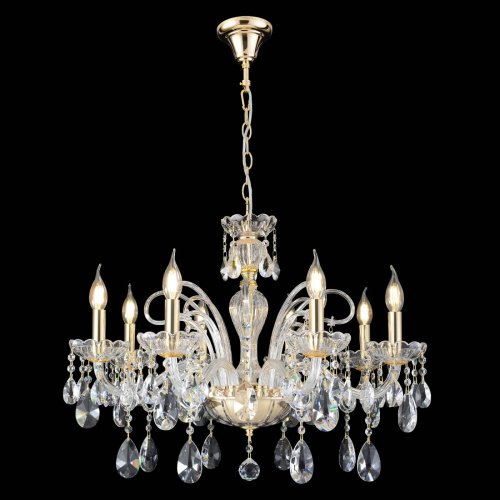 MONICA SP8 GOLD Подвесная люстра Crystal Lux Monica MONICA SP8 GOLD