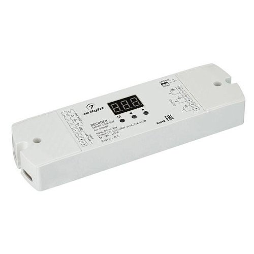 Декодер (преобразователь) цифрового сигнала DMX512 в ШИМ Arlight 028407