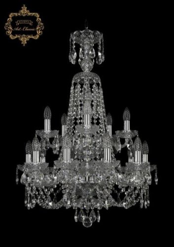 Подвесная хрустальная люстра 11.21 Art Classic 11.21.10+5.200.2d.XL-85.Cr.Sp