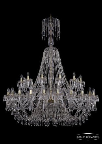 Подвесная хрустальная люстра 1403 Bohemia 1403/24+12/530/XL-160 G