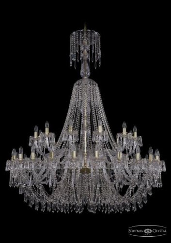 Подвесная хрустальная люстра 1403 Bohemia 1403/24+12/530/XL-160 G