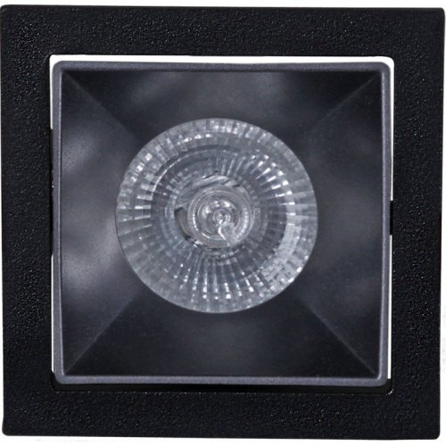 Встраиваемый светильник Reluce 16086-9.0-001PT MR16 BK+DARK GR