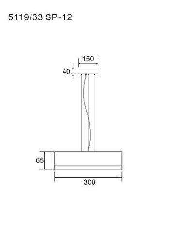Светильник подвесной Divinare Vaso 5119/33 SP-12