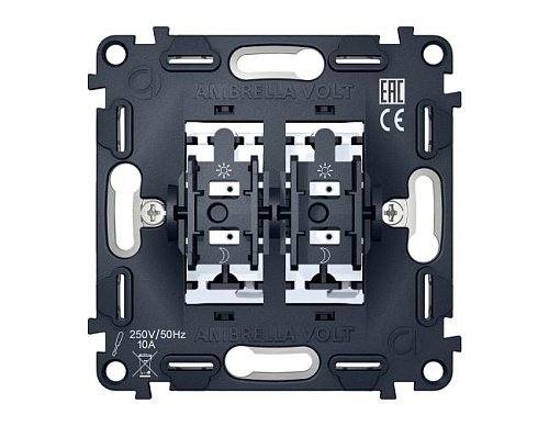 VM129 VM129 Механизм 2-клавишного выключателя с самовозвратом 10A-250V QUANT