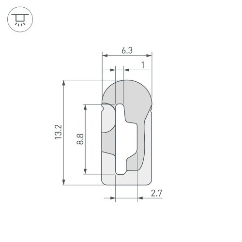 041087 Профиль Arlight Wph 041087