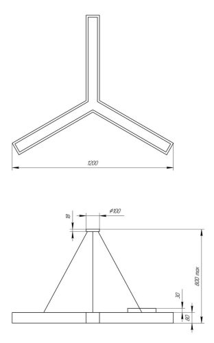 Светильник подвесной ЭРА Igrek SPO-144-W-40K-066