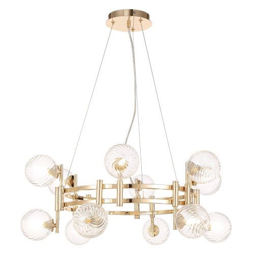 LUXURY SP12 GOLD Подвесная люстра Crystal Lux Luxury LUXURY SP12 GOLD