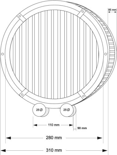 Настольная лампа Kutek Lauria LAU-LG-2(ZM)