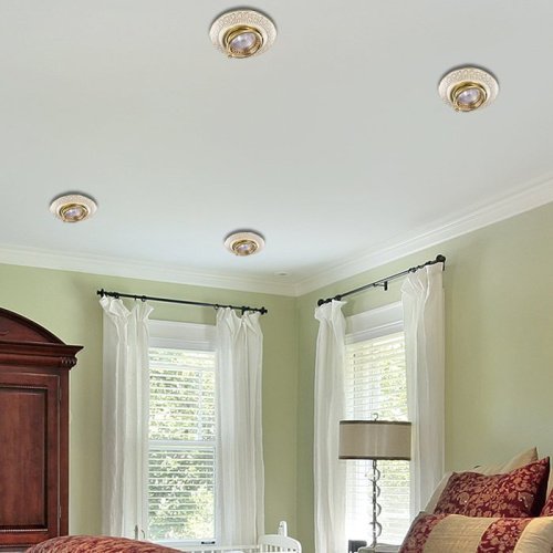 Встраиваемый светильник с узорами Vintage 370016 Novotech