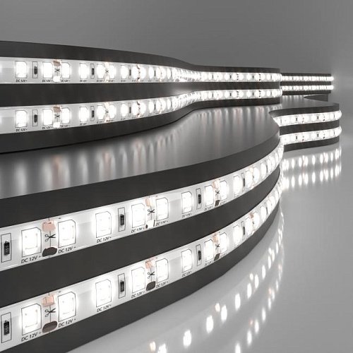 LED лента Elektrostandard 12V 9,6W IP65 Лента светодиодная 120Led 9,6W IP65 4200K дневной белый (2835 12V 120Led 9,6W IP65) a052850