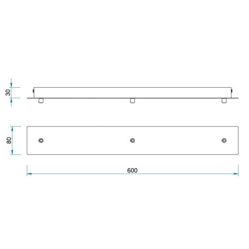 9465 Основание потолочное 3L MODULAR LIGHT FLORONES