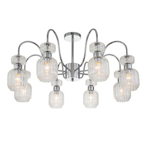 Потолочная люстра Escada Gloss 1141/8PL Chrome/Clear