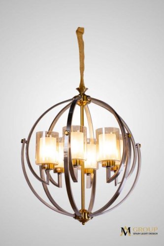 Подвесная люстра AM Group Am372 AM372 SP6 GAB+SN