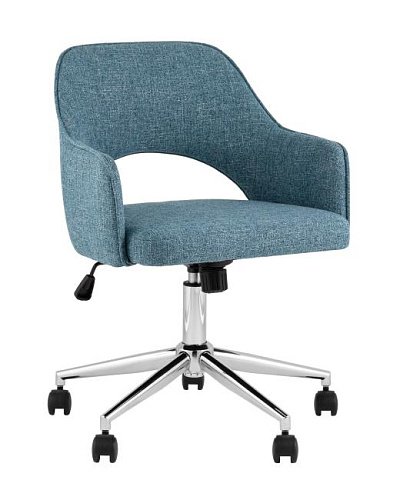 CLARKSON TWEED BLUE Кресло офисное Stool Group Кларк CLARKSON TWEED BLUE