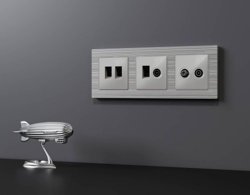 Розетка Ambrella Volt ALFA MA412110