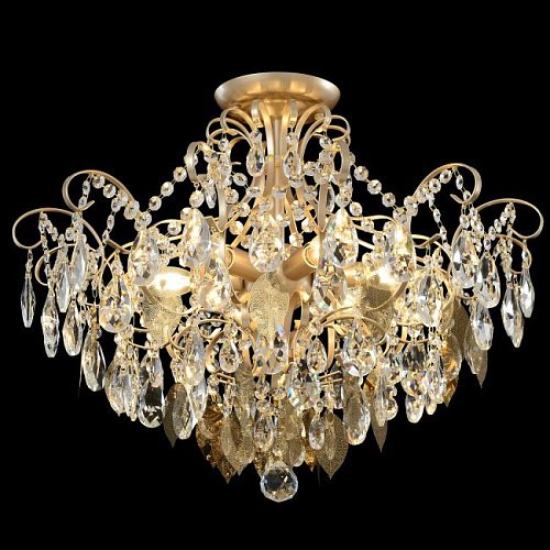 ESMIRALDA PL6 GOLD Потолочная люстра Crystal Lux Esmiralda ESMIRALDA PL6 GOLD