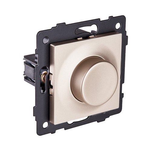 REA-048GD Светорегулятор для светодиодных ламп, проходной, 500W, золотой Kollinger REA-048GD для Aspekt, Eleganz, Reflex
