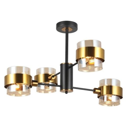 MD.51891-4-S-BK+GBR Потолочная люстра IMEX MD.51891-4-S-BK+GBR
