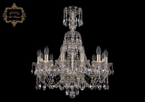 11.21.12.200.XL-70.Gd.Sp Подвесная хрустальная люстра 11.21 Art Classic 11.21.12.200.XL-70.Gd.Sp