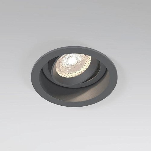 25014/01 GU10 графит Встраиваемый светильник Elektrostandard Tune 25014/01 GU10 графит