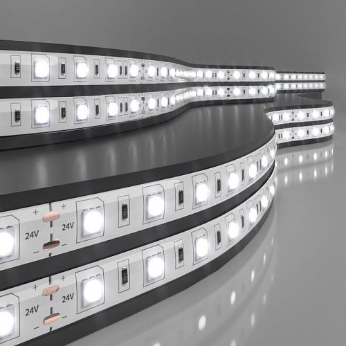 Лента светодиодная 60Led 14,4W IP65 4200K дневной белый (5050 24V 60Led 14,4W IP65) LED лента Elektrostandard 24V 14,4W IP65 Лента светодиодная 60Led 14,4W IP65 4200K дневной белый (5050 24V 60Led 14,4W IP65) a052969