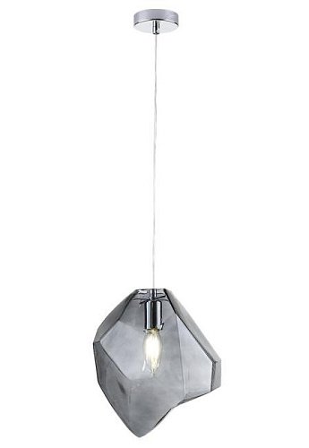 NUESTRO SP1 CHROME/SMOKE Светильник подвесной Crystal Lux Nuestro NUESTRO SP1 CHROME/SMOKE