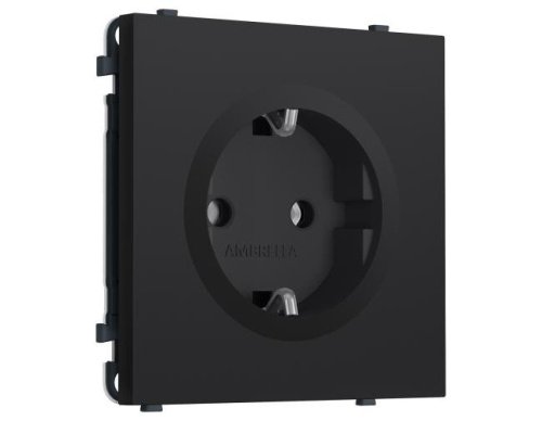 MS986010 MS986010 Комплект механизма электрической розетки SIGMA Черный Мягкое касание 50Hz 2P+E с/з 16A-250V QUANT PRO (SP9860, PR141)