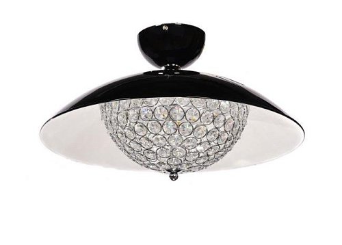 LDC 1578-5 BK Потолочная светодиодная люстра Mezzaluna Lumina Deco LDC 1578-5 BK