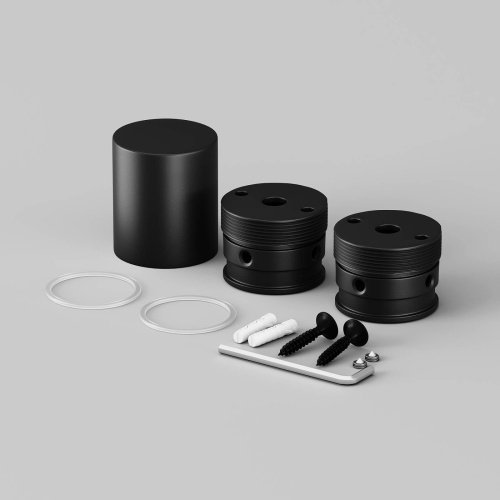 Набор для вертикального накладного монтажа Nemo D18 черный Maytoni Круглый 360° 201151