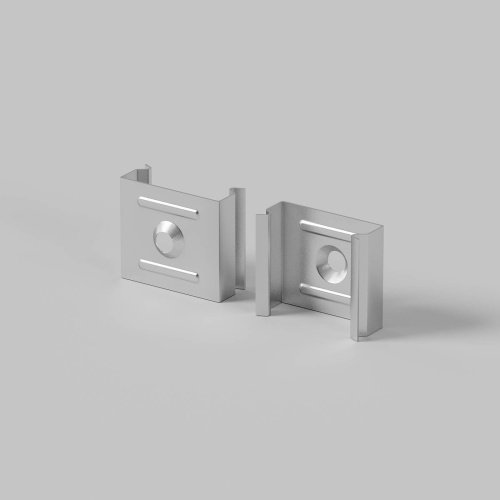 Комплект креплений (для профиля 27×20) 4 шт., Maytoni Встраиваемый с накладным фланцем профиль 642071