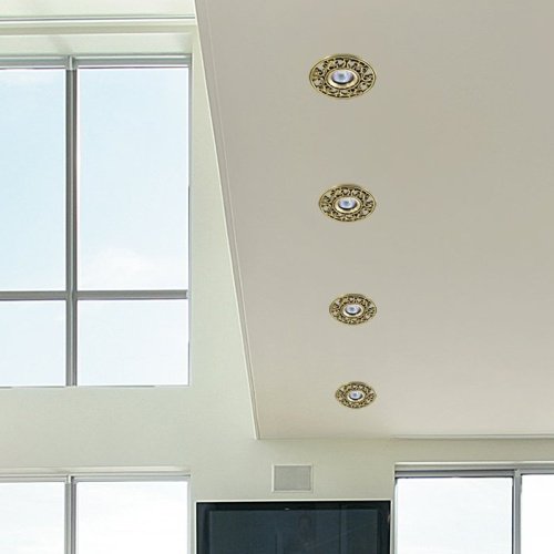 Встраиваемый светильник с узорами Vintage 369987 Novotech