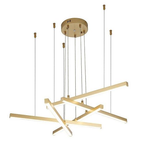 V000087L Подвесная люстра Indigo Paralleli V000087L 14017/5P Gold