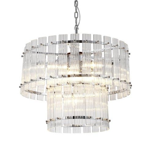 KG1112P-7 chrome/clear Подвесная люстра Delight Collection Ruby KG1112P-7 chrome/clear