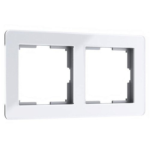 Рамка Werkel Acrylic белый W0022701/ Рамка на 2 поста Acrylic (белый)