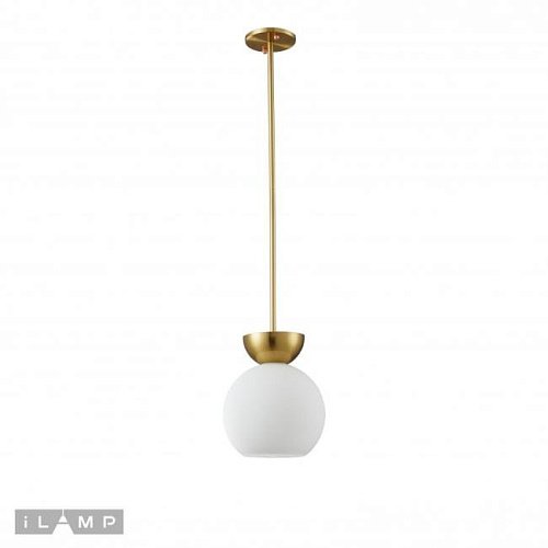 Светильник потолочный iLamp Mono P6079-1 GD+WH