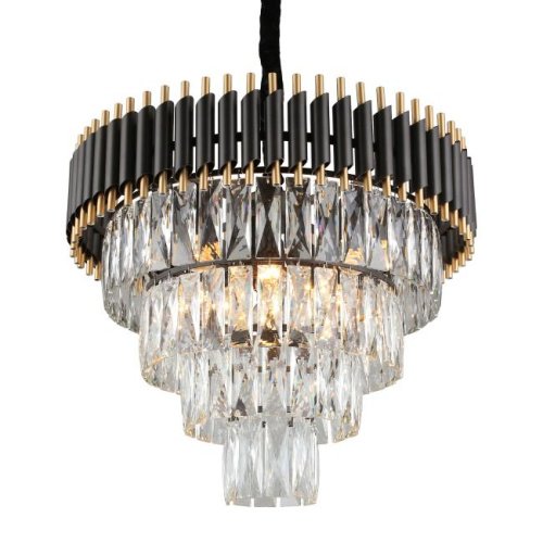 OML-69803-08 Подвесная хрустальная люстра Corleone Omnilux OML-69803-08