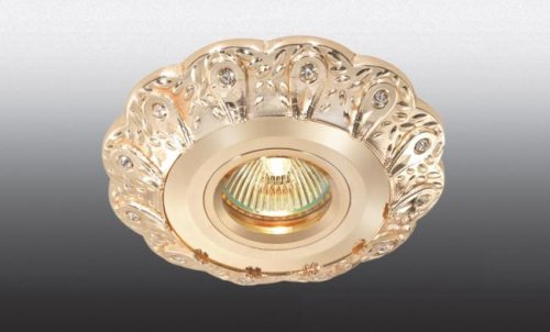 Встраиваемый светильник с узорами Vintage 369938 Novotech