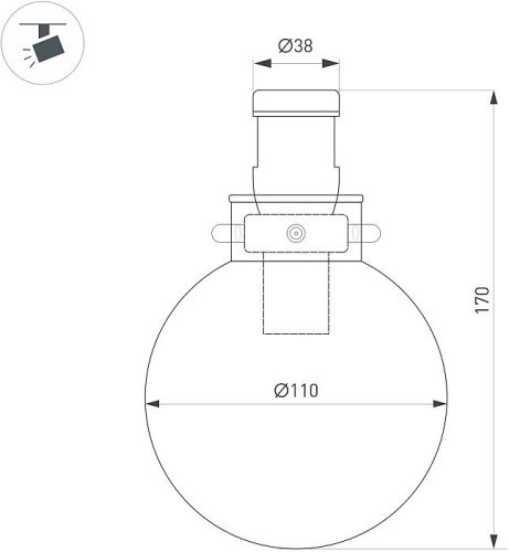 053990 Трековый светильник Arlight Apriori 053990