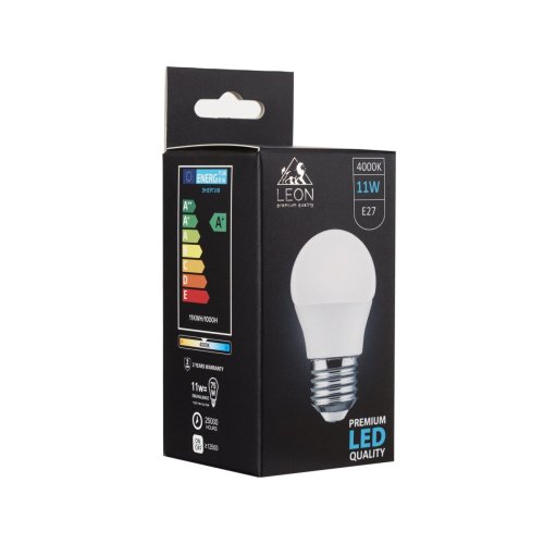LE-G45-11W-4000K-E27 Светодиодная лампа LEON LE-G45-11W-4000K-E27