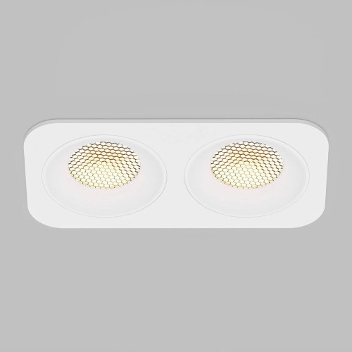 Встраиваемый светильник Elektrostandard Tetro 15277/LED 20W 3000K белый IP44