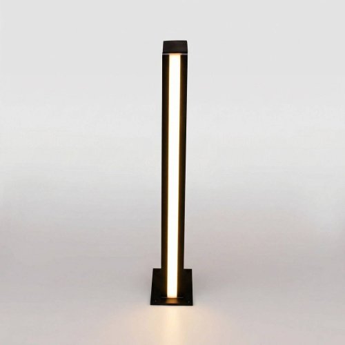 Уличный наземный светильник Elektrostandard Flat 1538 TECHNO LED 3000K чёрный