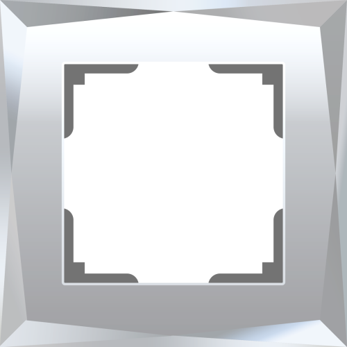 Рамка Werkel W0011220/ Рамка на 1 пост Diamant (зеркальный)