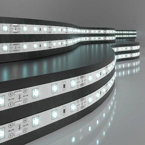 Лента светодиодная 60Led 4,8W IP20 6500K холодный белый (2835 12V 60Led 4,8W IP20) LED лента Elektrostandard Лента 12V Лента светодиодная 60Led 4,8W IP20 6500K холодный белый (2835 12V 60Led 4,8W IP20) a040993