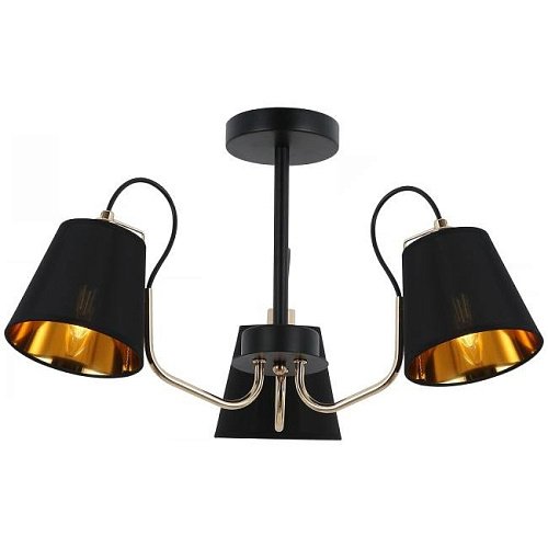 IL6120-3COU-79 BK GD Потолочная люстра ILLUMICO IL6120-3COU-79 BK GD